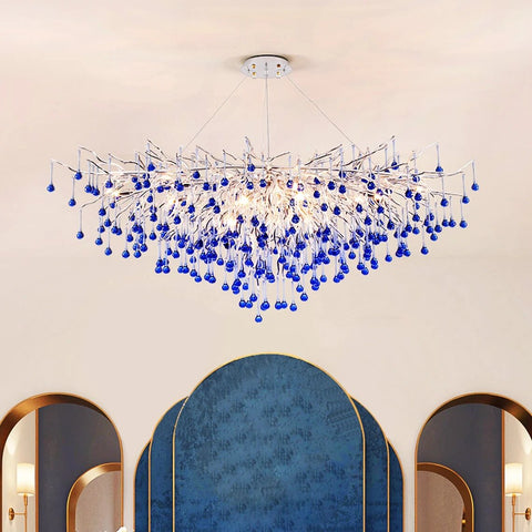 Best new AZUL Crystal Chandelier Modern Pendant P5071