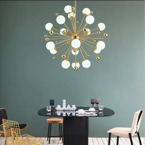 Best new JAYLEE Modern Glass Ball Living Room Pendant Light P5307