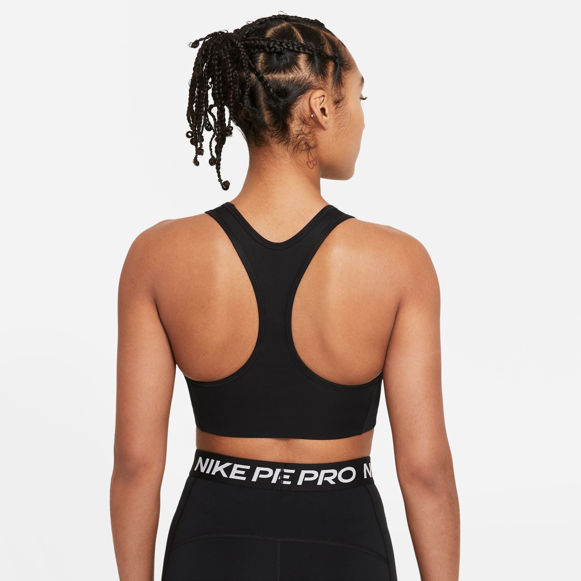 Nike Dri-FIT Swoosh Shine Medium-Support Sports Bra (as1, Alpha, s,  Regular, Regular, Black, Small) at  Women's Clothing store