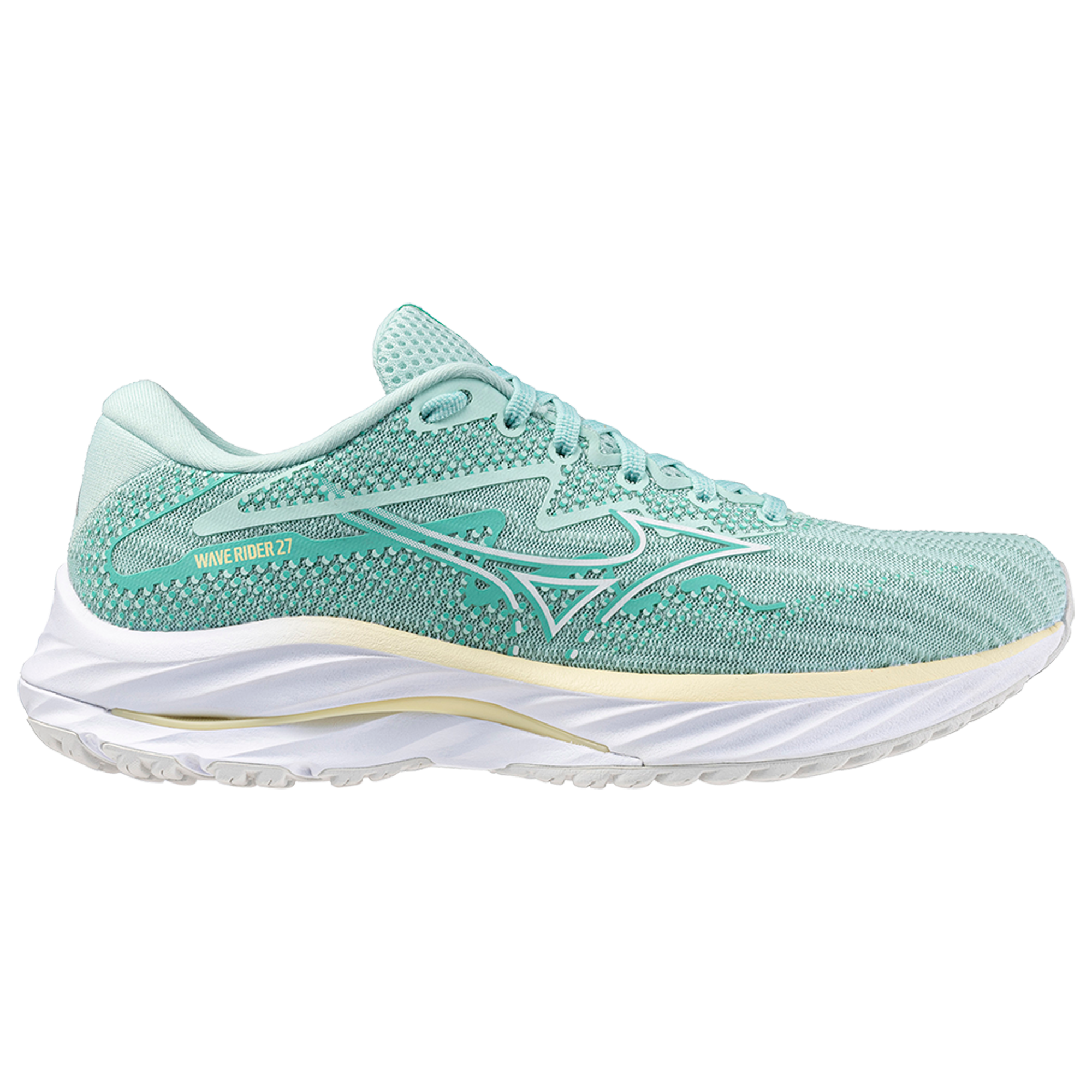 Mizuno Zapatillas de correr Wave Rider 27 para hombre, Sharp Green/Navy  Peony, 39 EU : .es: Moda