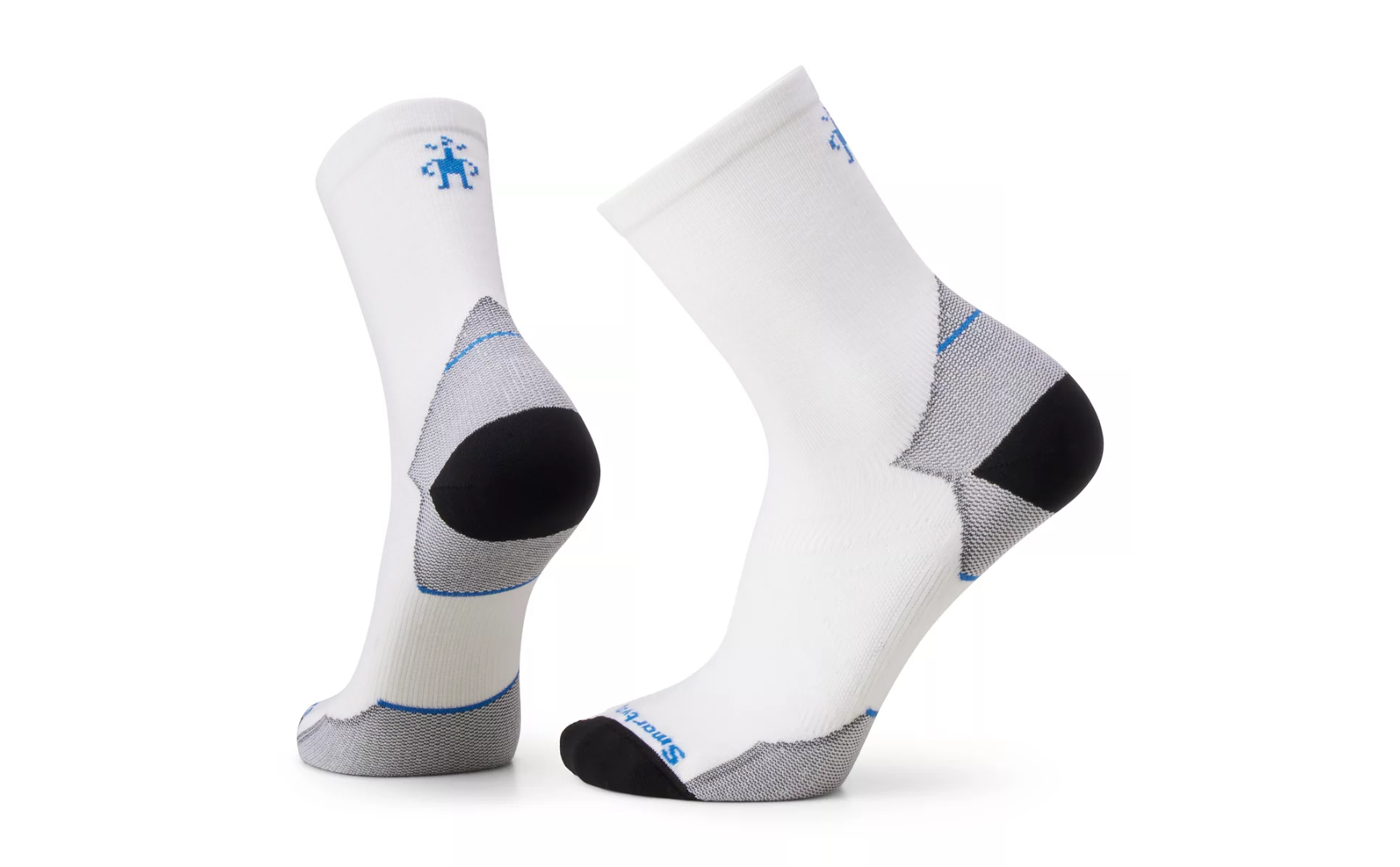 Run Zero Cushion Mid Crew Pattern Socks