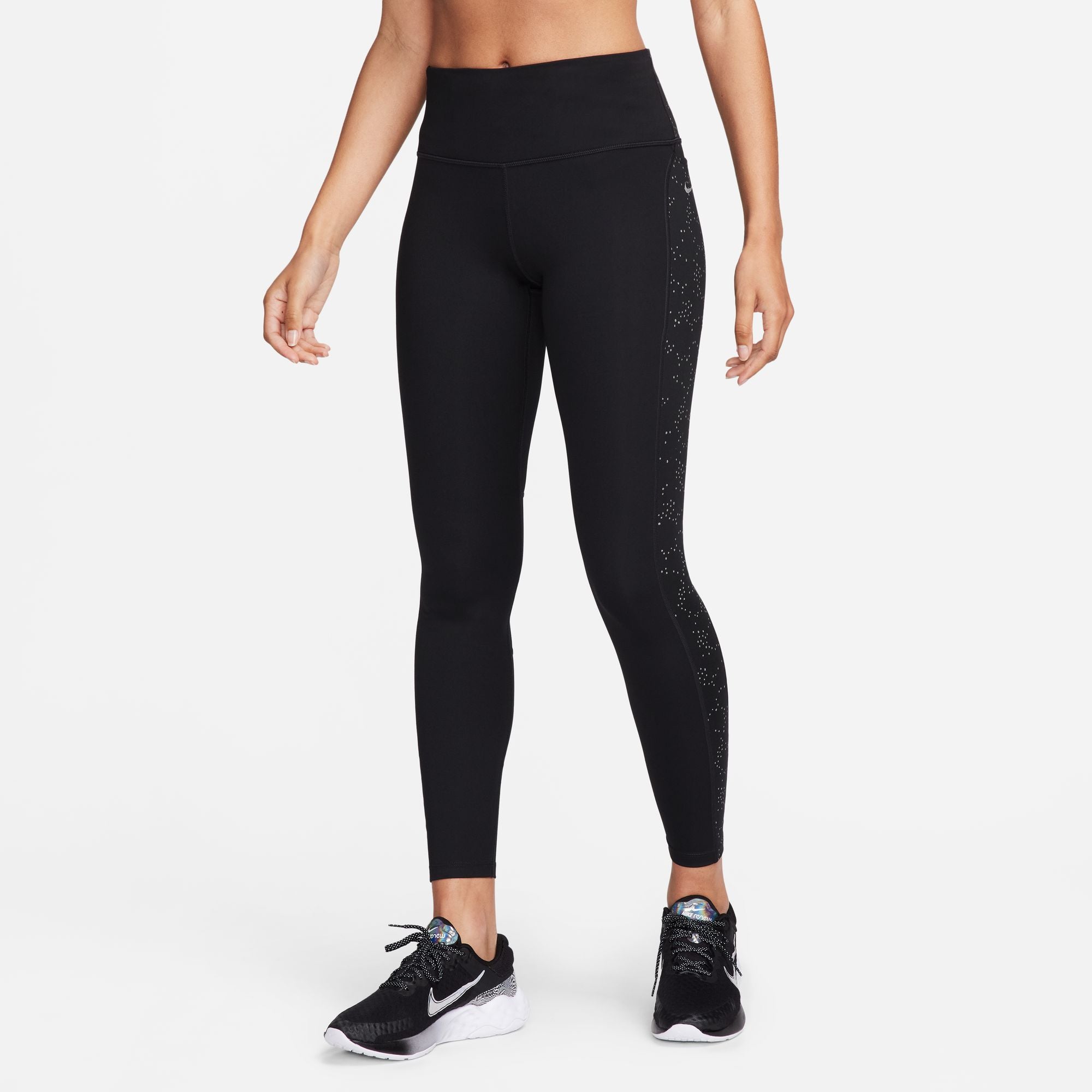 Nike Women's One Luxe Training Leggings. Back floral. Size Small