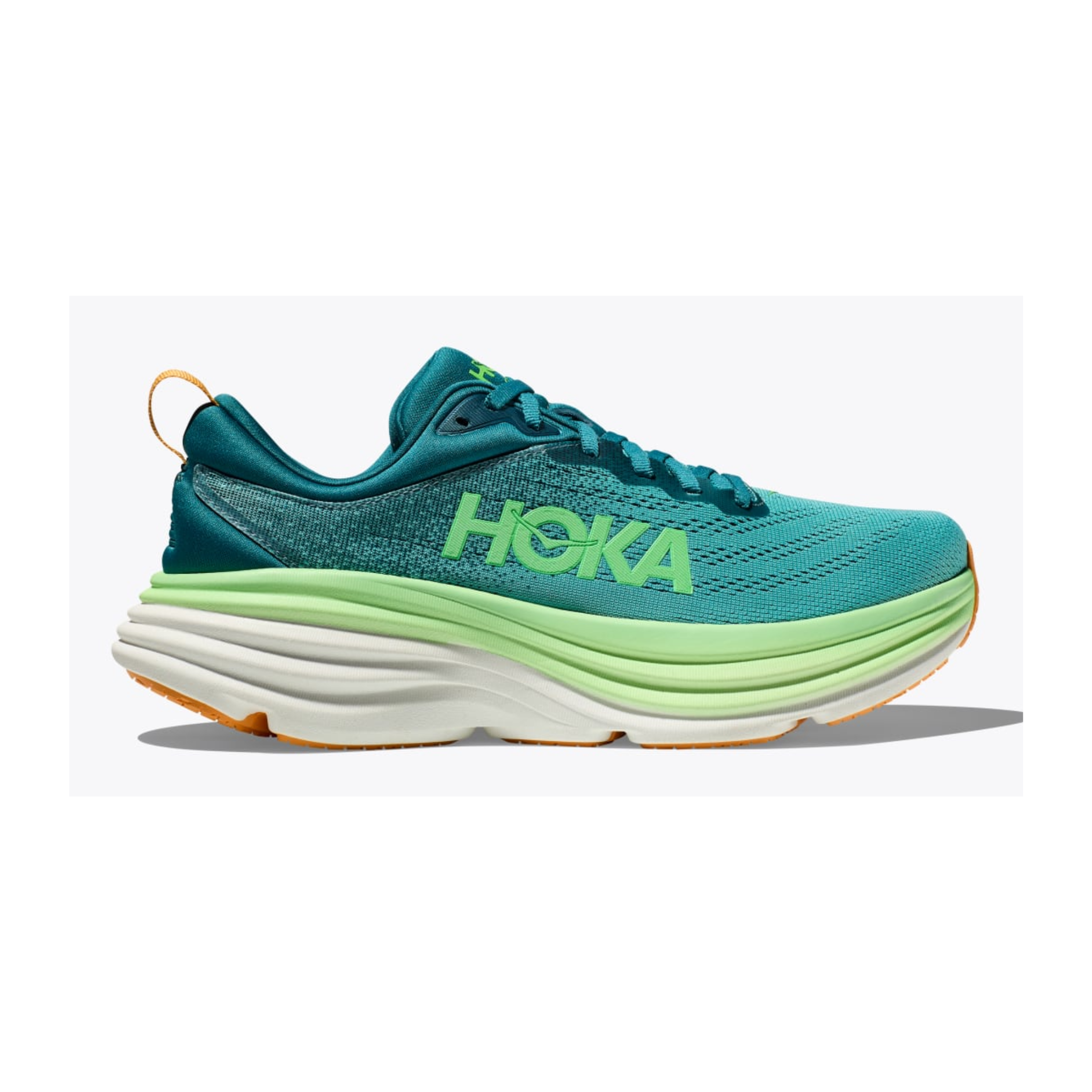 Men's HOKA Bondi 8 – Sharkskin/Harbor Mist (SHMS)