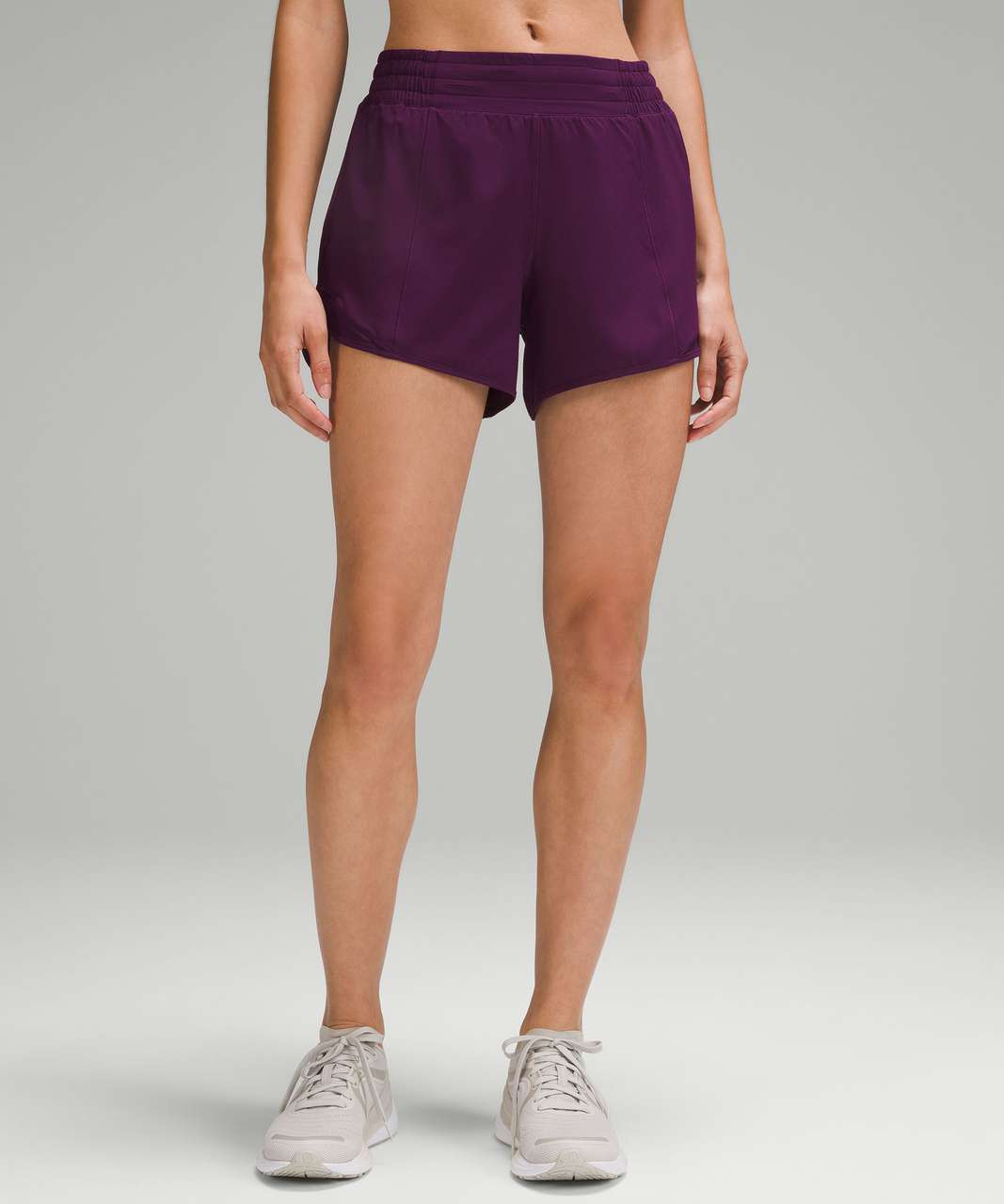 Lululemon Hotty Hot HR Lined Short 4 - Gravel Dust Pastel Blue