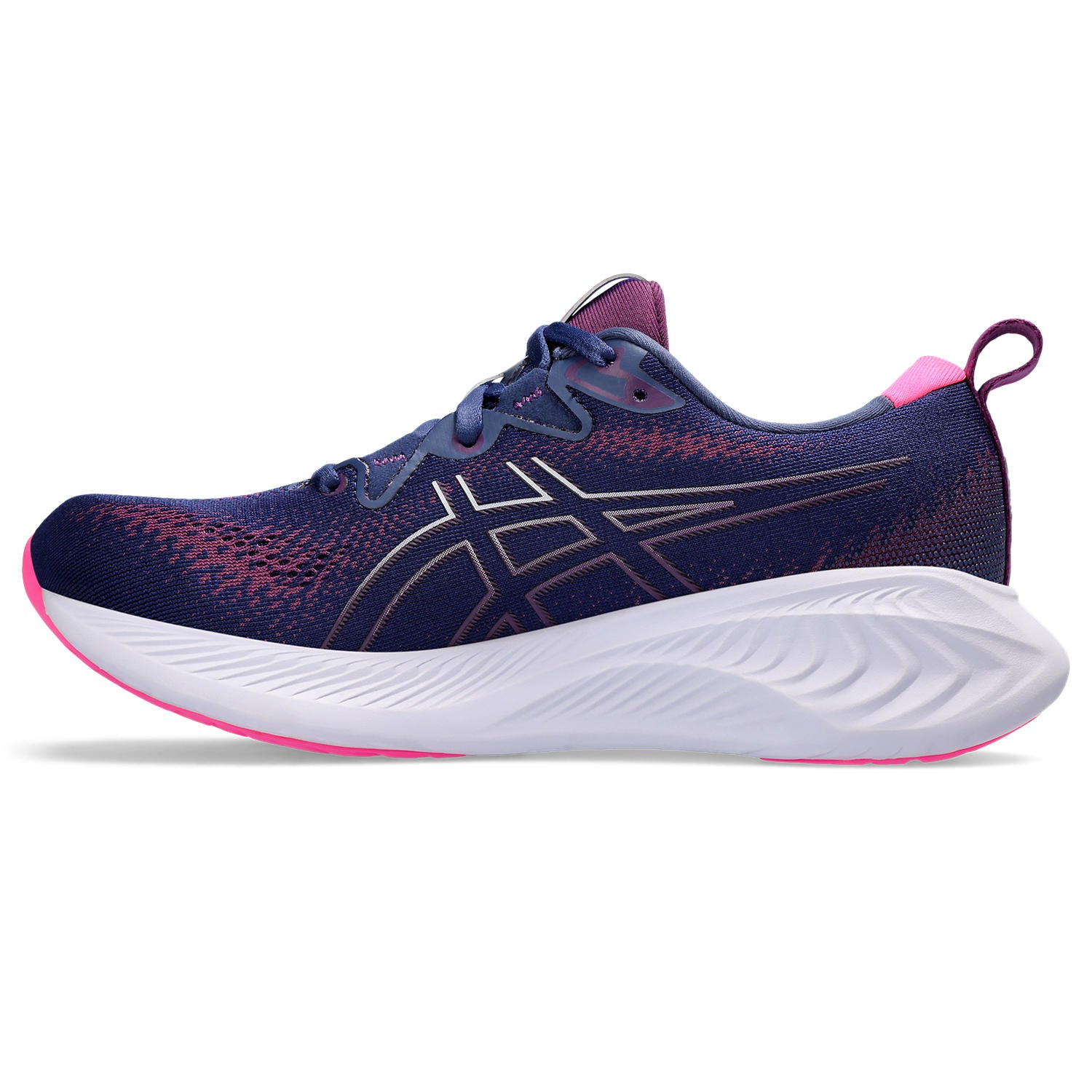 Women's GEL-CUMULUS 25, Black/Pink Rave, Running