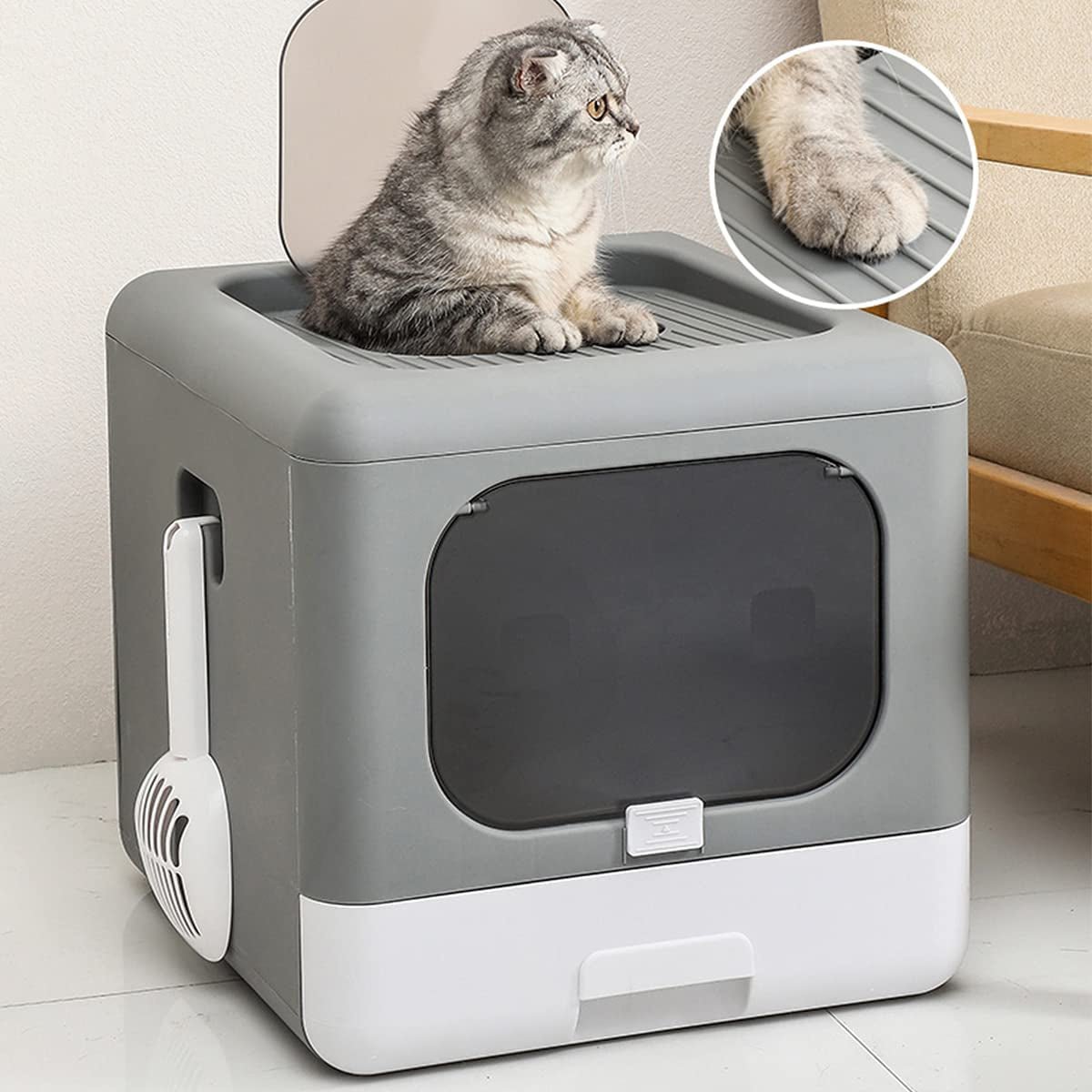 scoopfree litter box top entry