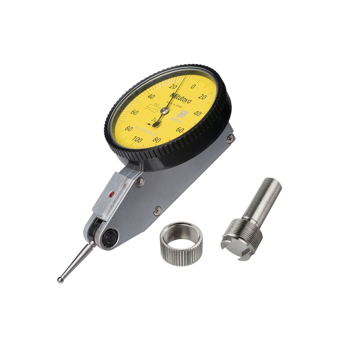 Mitutoyo 1mm 0.01mm Graduation Horizontal Long Tip Dial Test Indicator