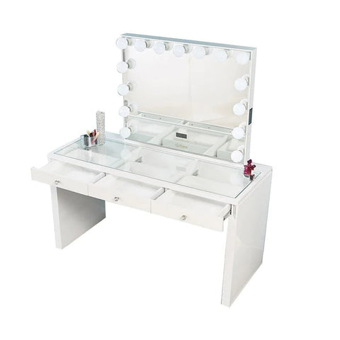 Slaystation 2.0 Hollywood Makeup Vanity Clear Drawers