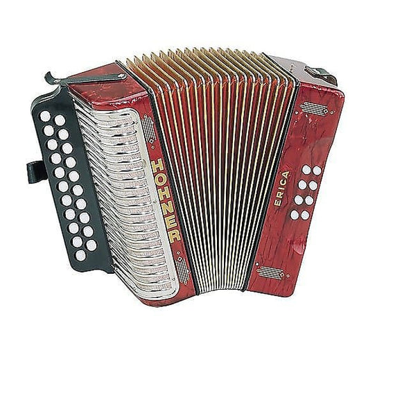 Hohner 3000AR 1600/2 Erica Two-Row AD Accordion w/ Carton in Red Finis –  Bentley's Drum Shop
