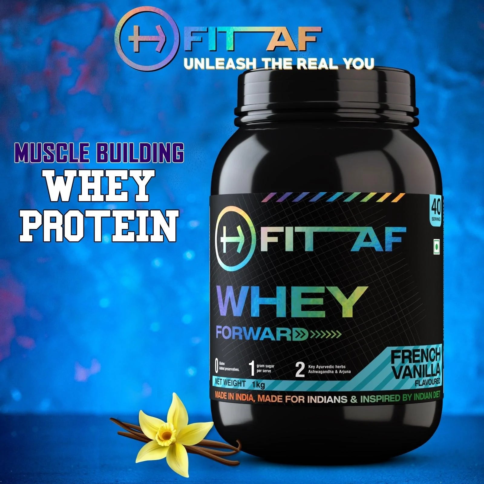 FitAF Whey Protein (French Vanilla)
