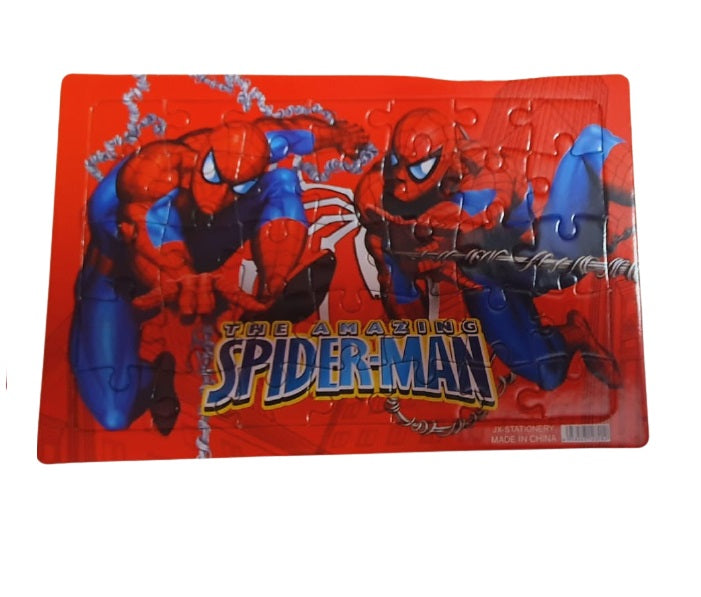 Velcro Packaging Stationery Set for Kids (Spiderman - Set of 12)