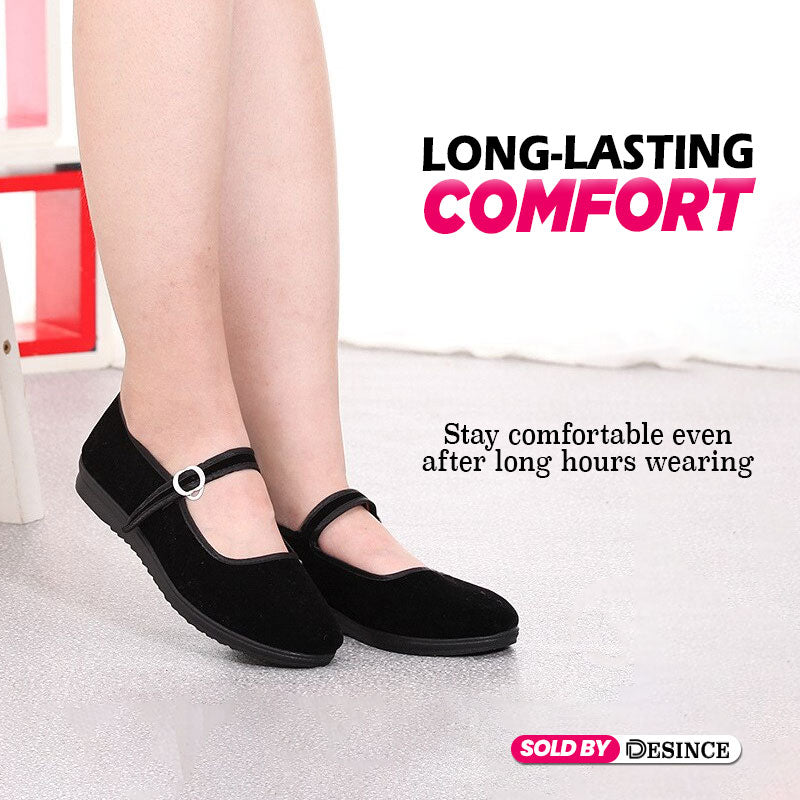 ?? DESINCE Women Office Covered Shoes Heels Wedges Formal Shoe Busines –  Desince