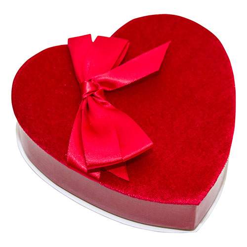 Red Velvet Heart Box (2lb)