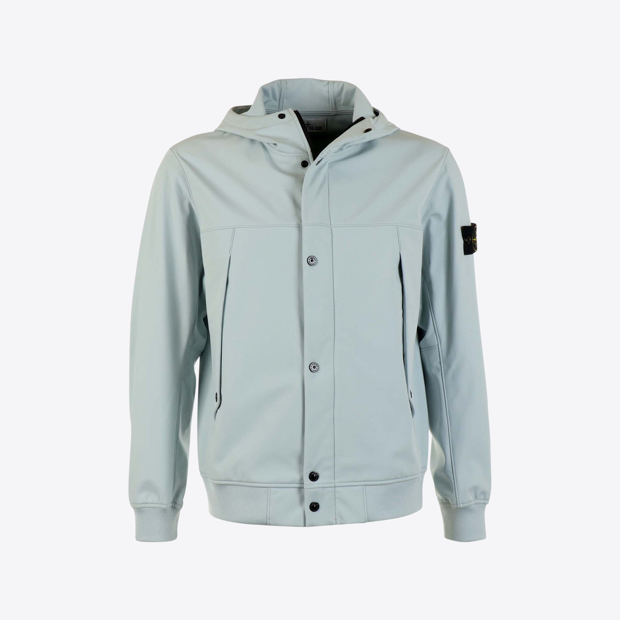 Stone Island Cardigan Blauw Softshell