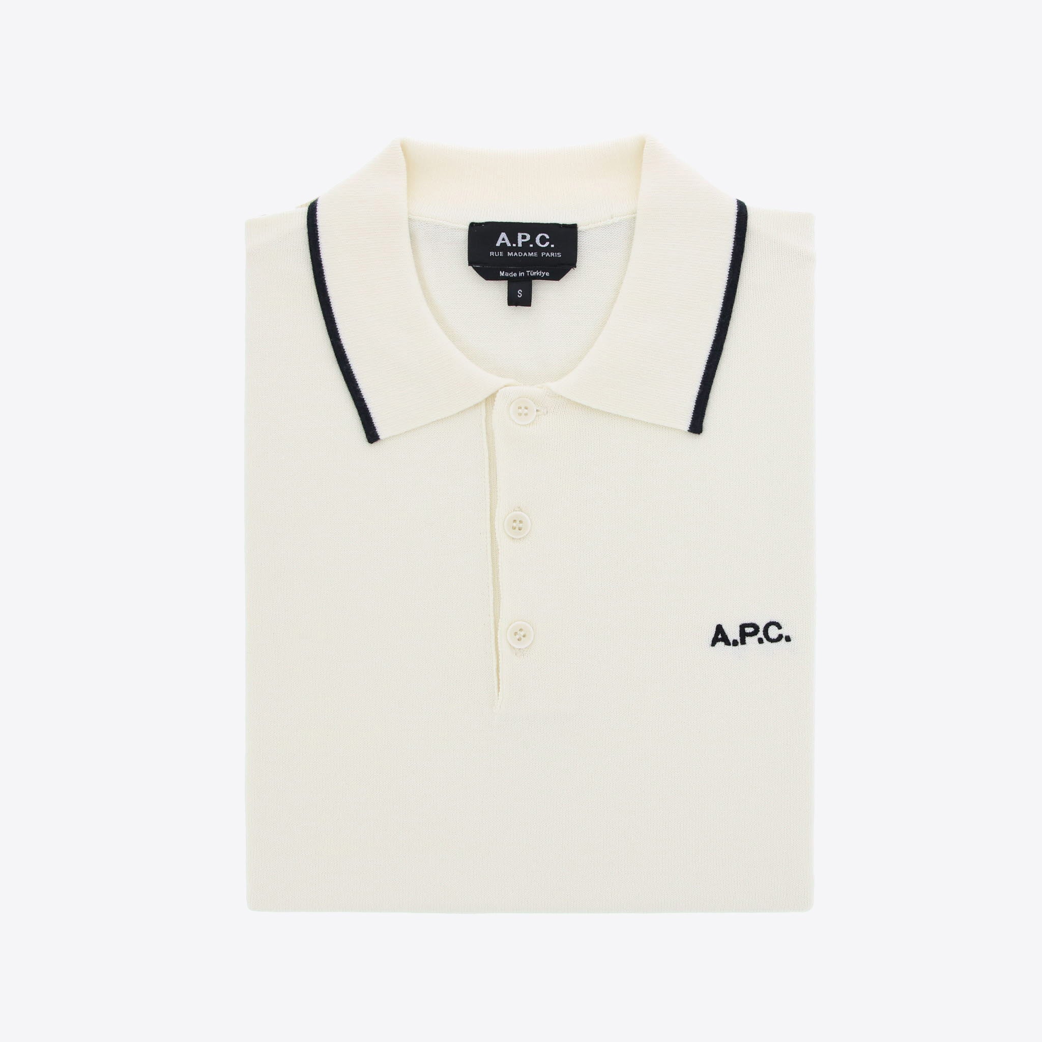 A.p.c. Pull Polo Ecru Km