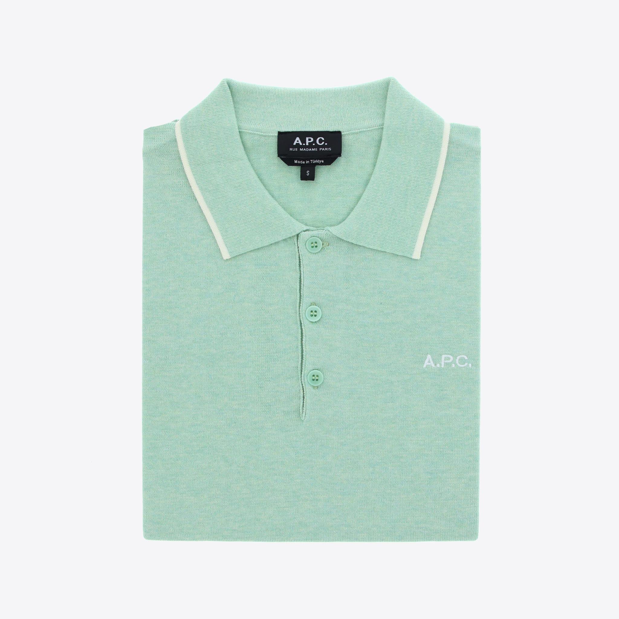 A.p.c. Pull Polo Groen Km