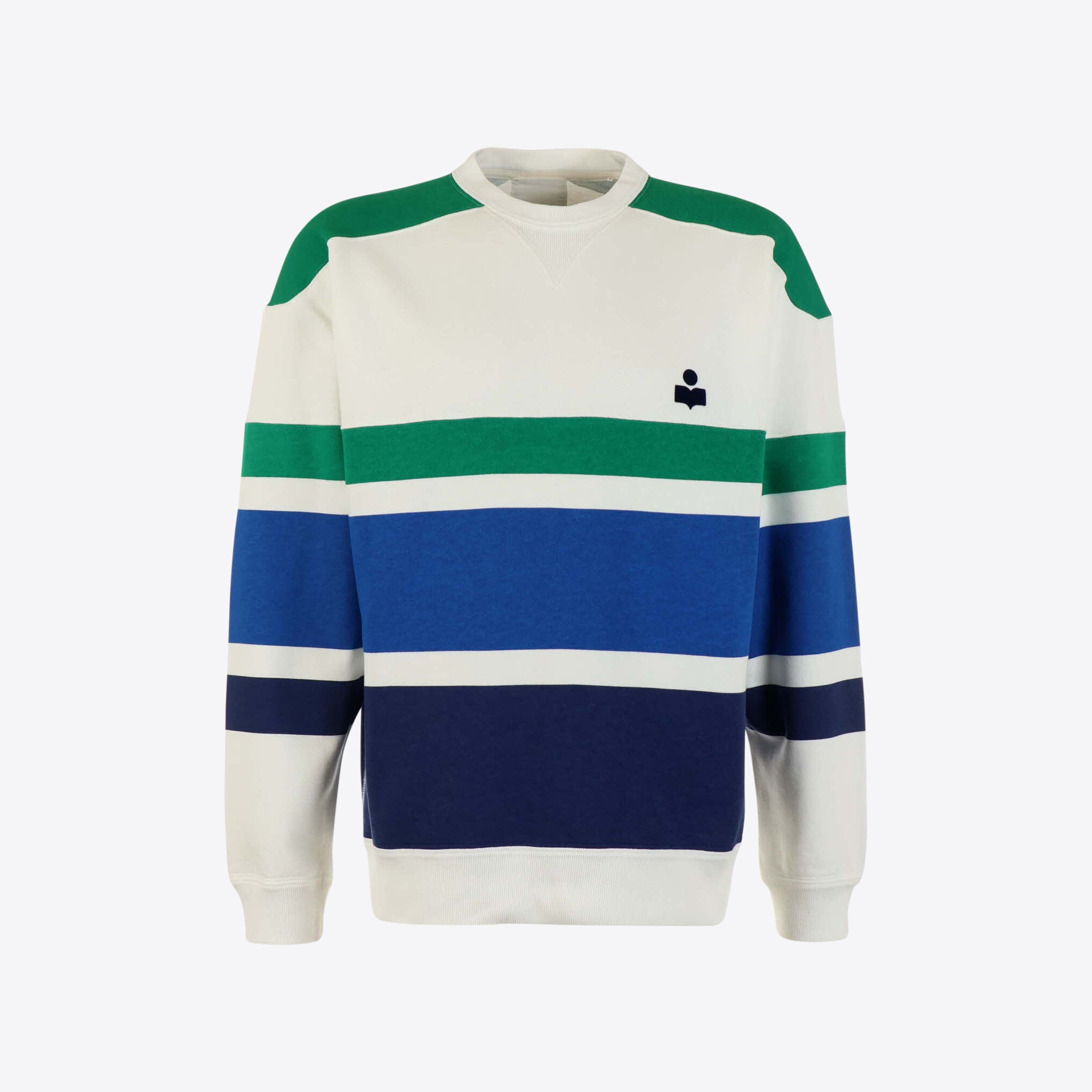 Marant Sweater Felblauw Colorblock