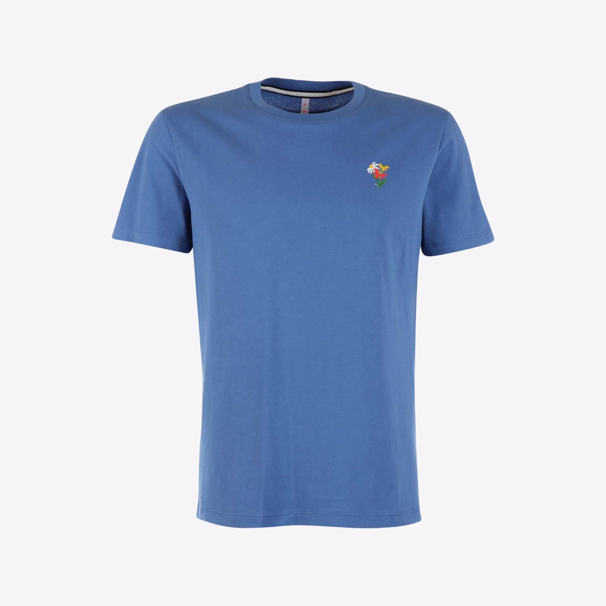 Sun68 T-shirt Blauw Print Rug