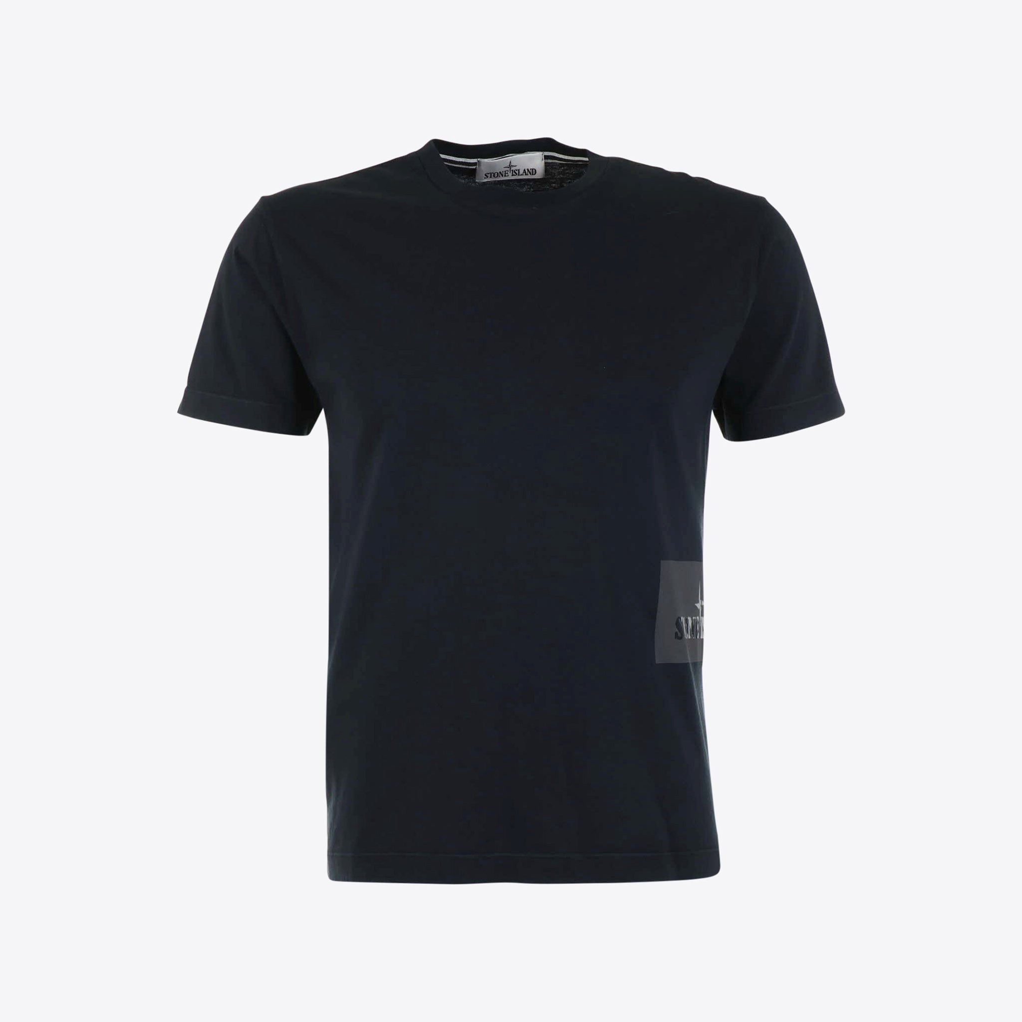 T shirt Blauw Print