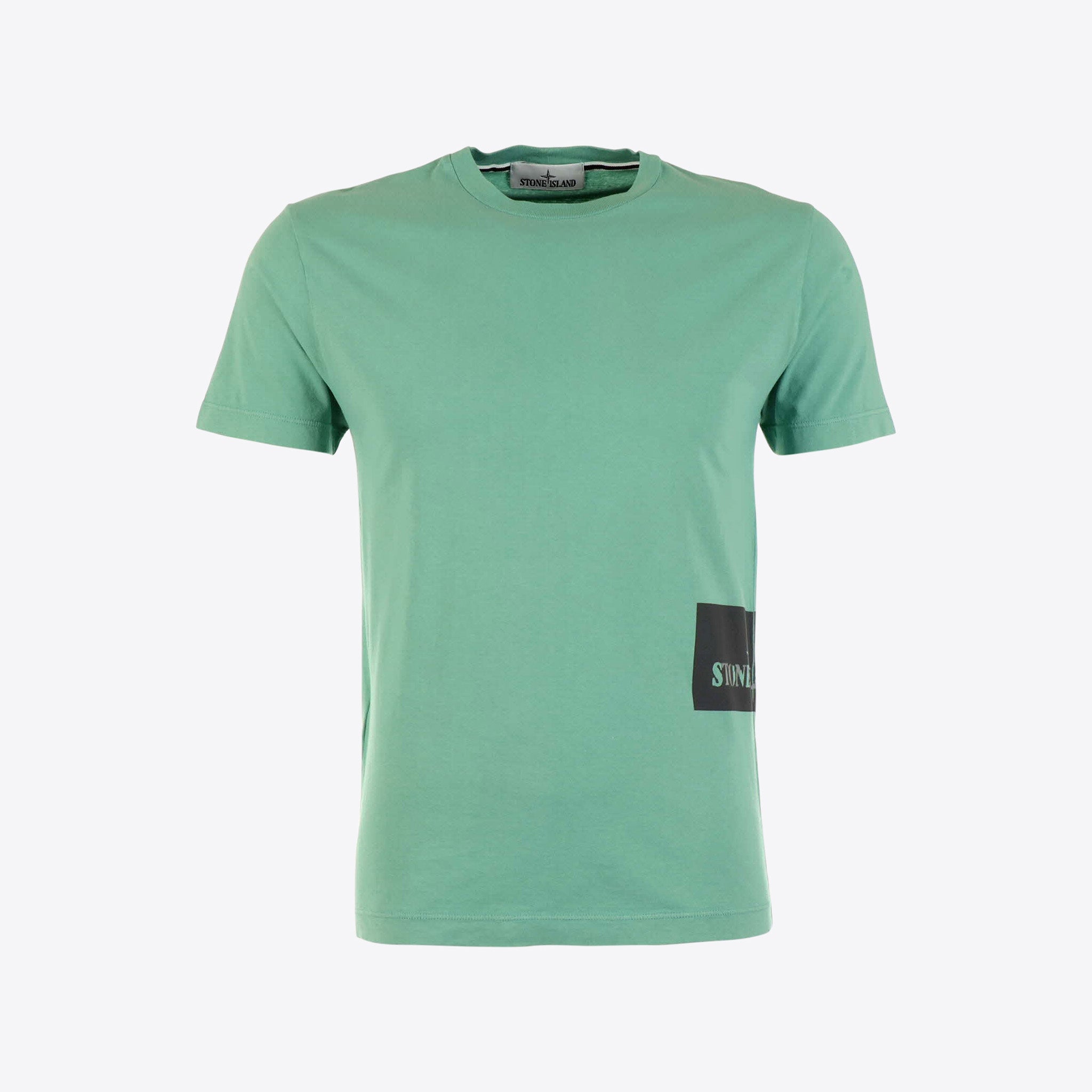 Stone Island T-shirt Felgroen Print