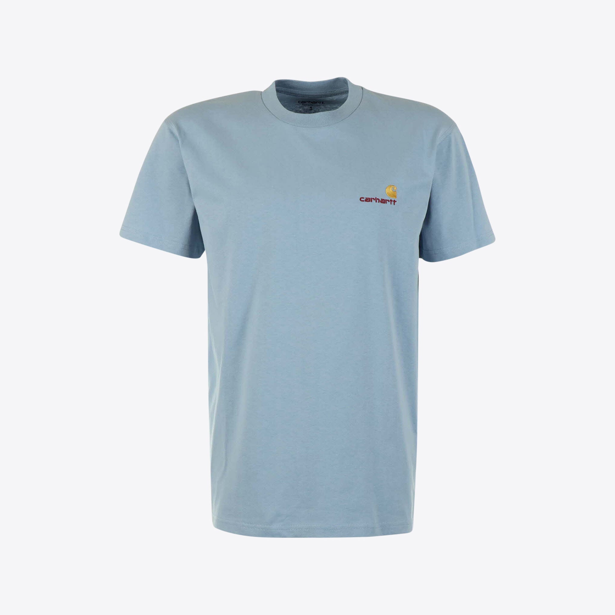 Carhartt Wip T-shirt Blauw Logo