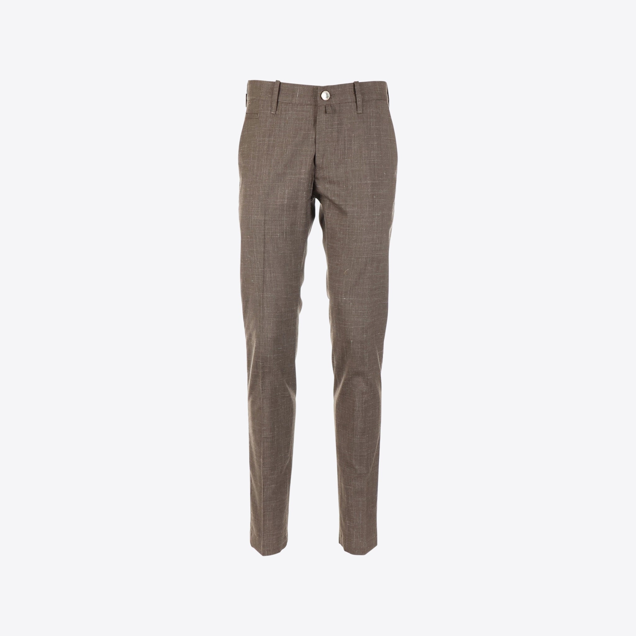 Broek Stof Taupe