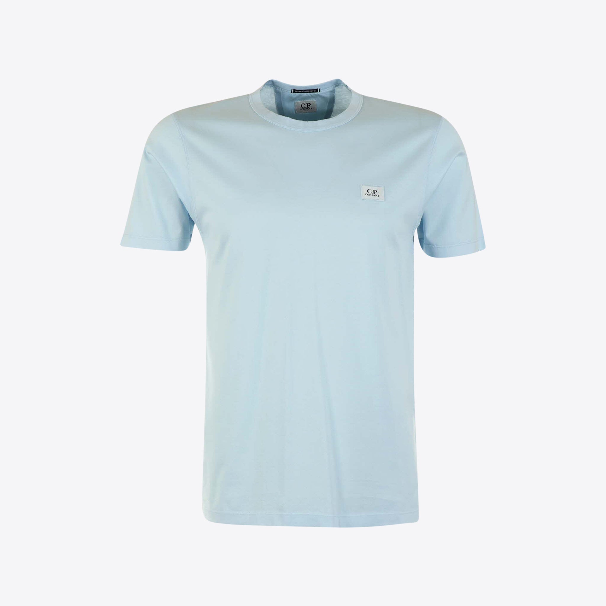 Cp Company T-shirt Blauw Logo