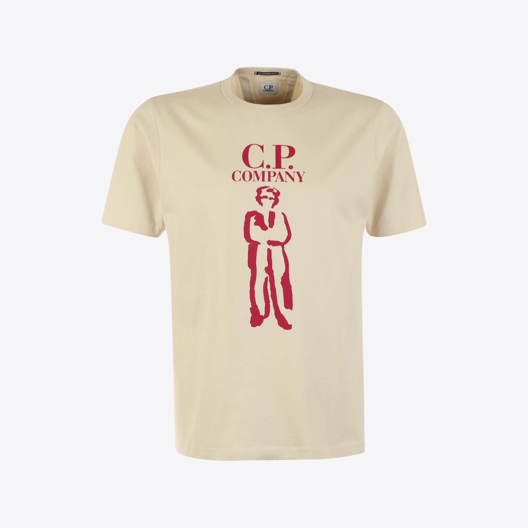 Cp Company T-shirt Ecru