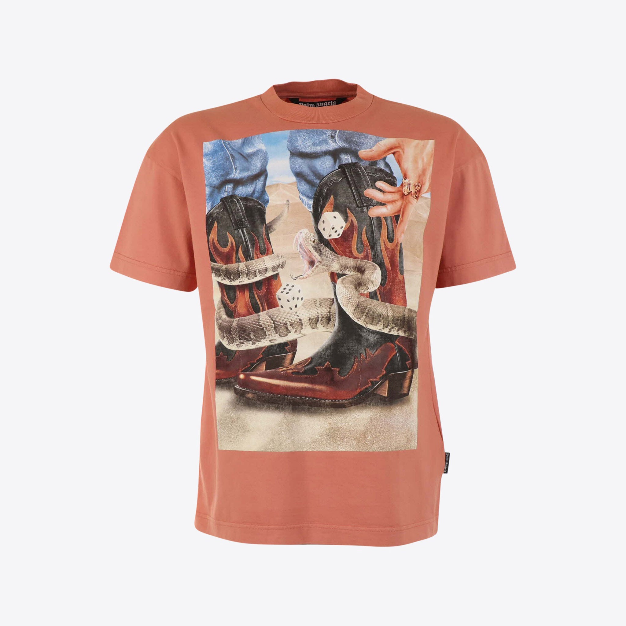 Palm Angels T-shirt Oranje