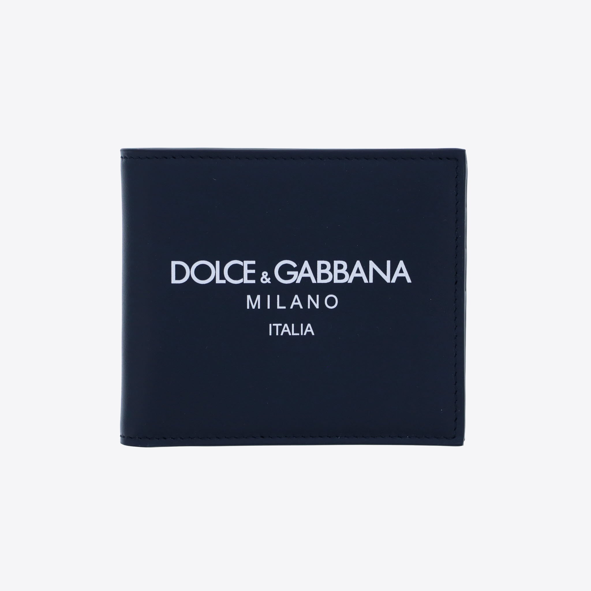 Dolce & Gabbana Portefeuille Zwart Leder