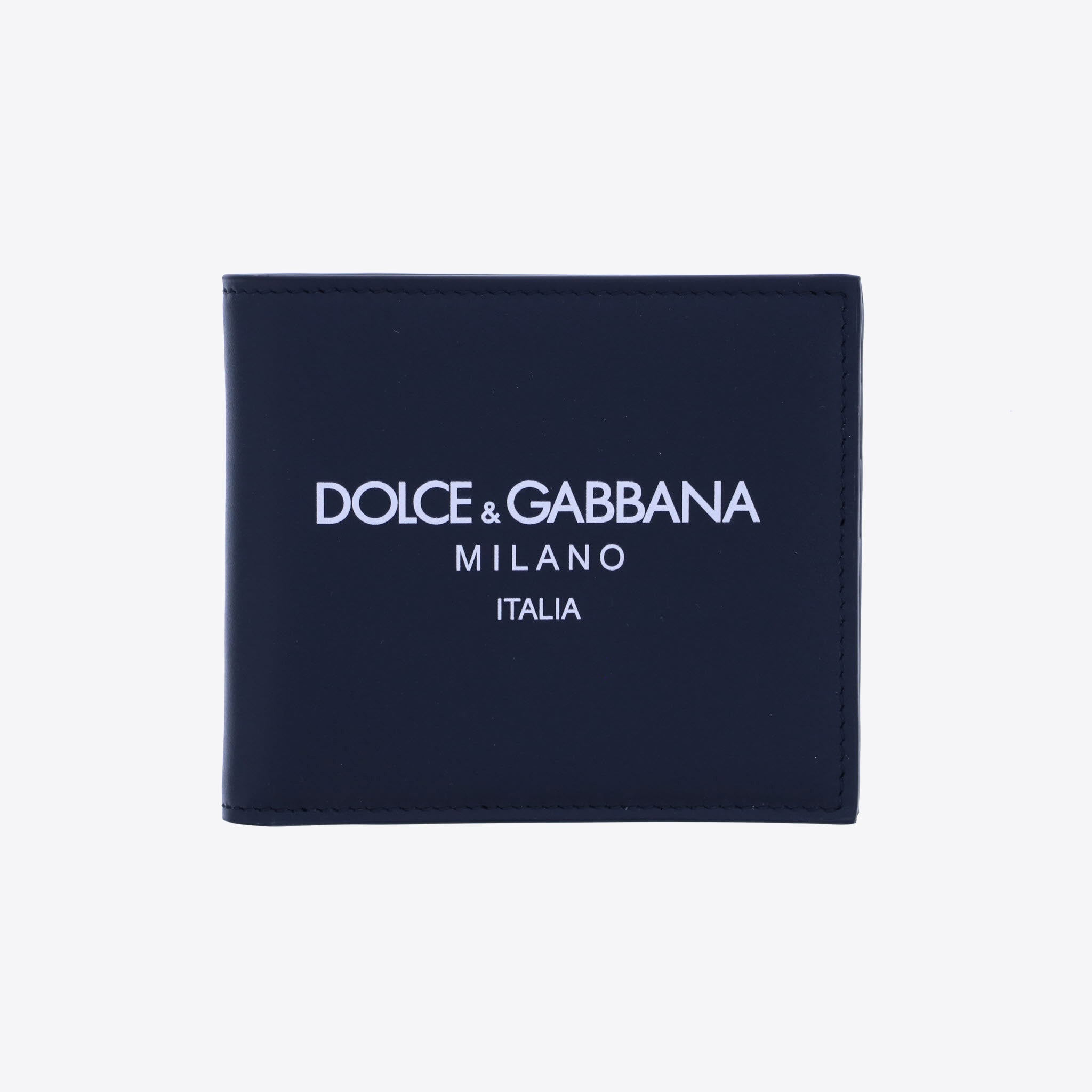 Dolce & Gabbana Portefeuille Blauw Leder