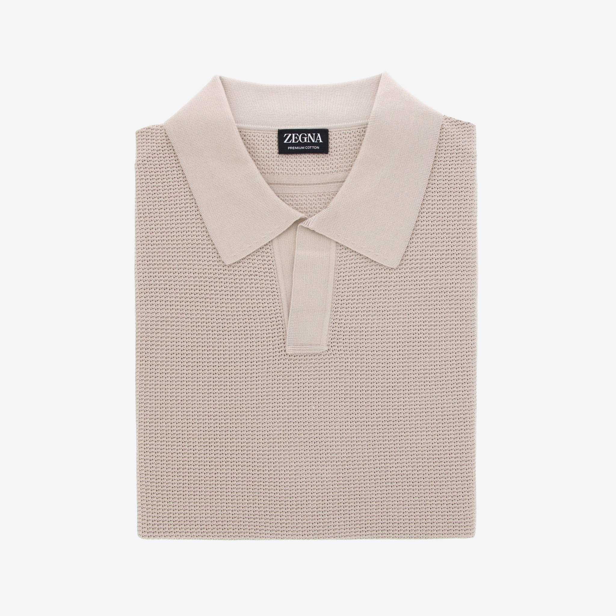 Zegna Pull Polo Beige