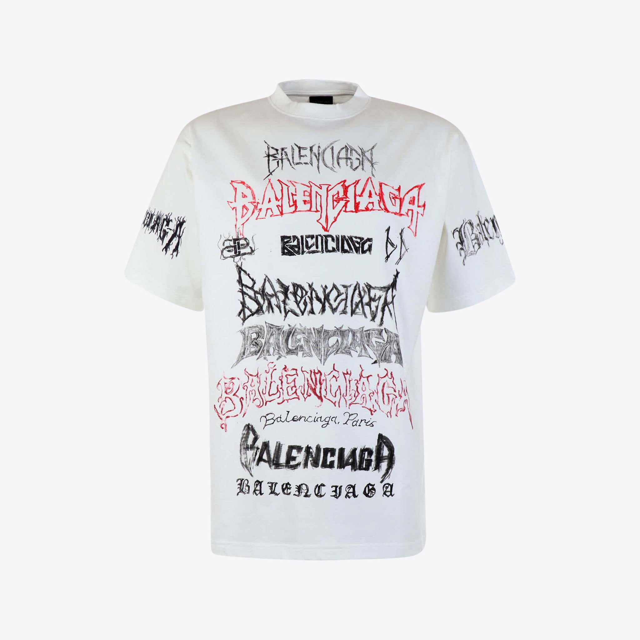 Balenciaga T-shirt Wit Political