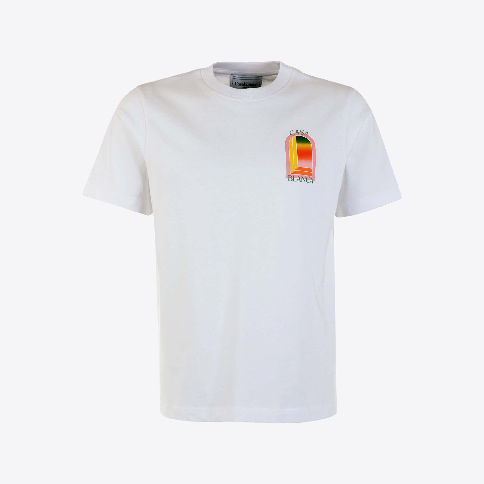 Casablanca T-shirt Wit Print Rug
