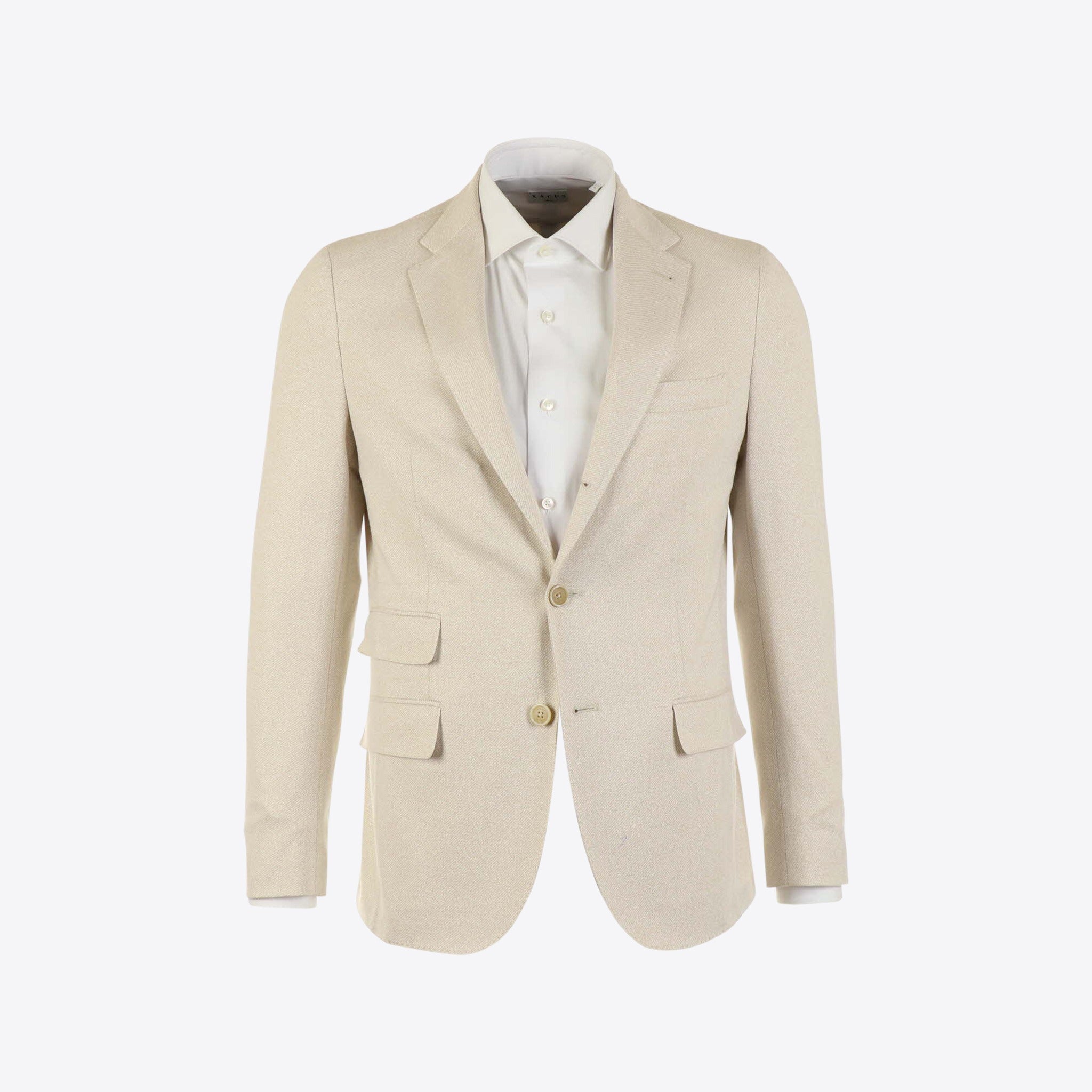 Eleventy Vest Beige Jersey