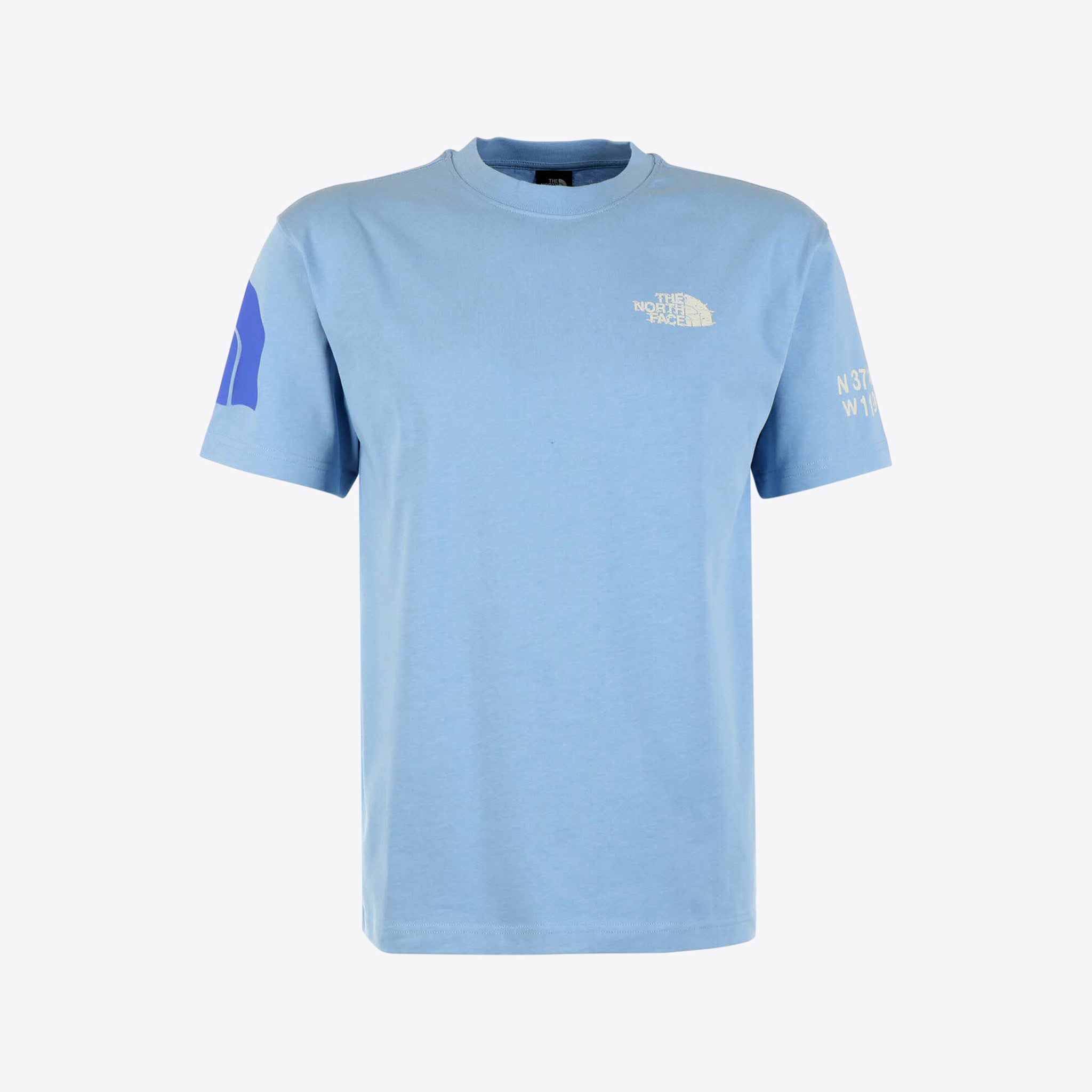 The North Face T-shirt Blauw Print Rug