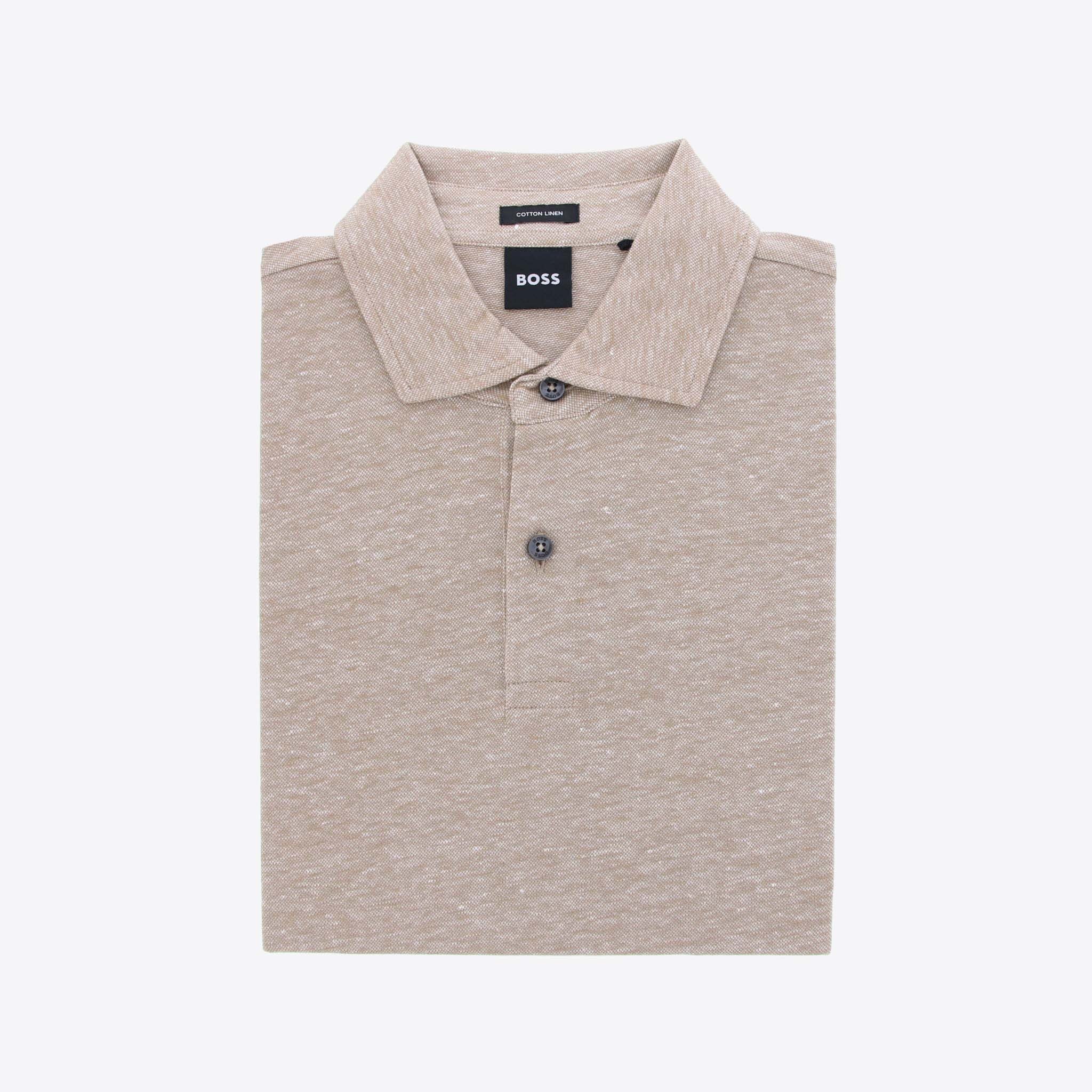 Boss Polo Beige Melange