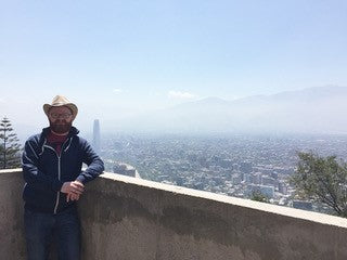 AllSpicer Andy at Cerro San Cristóbal in Santiago, Chile in 2015