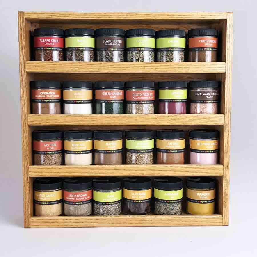 Spice Rack Hanging 24 Jar AllSpice Culinarium   24jarspicerack 530x@2x 