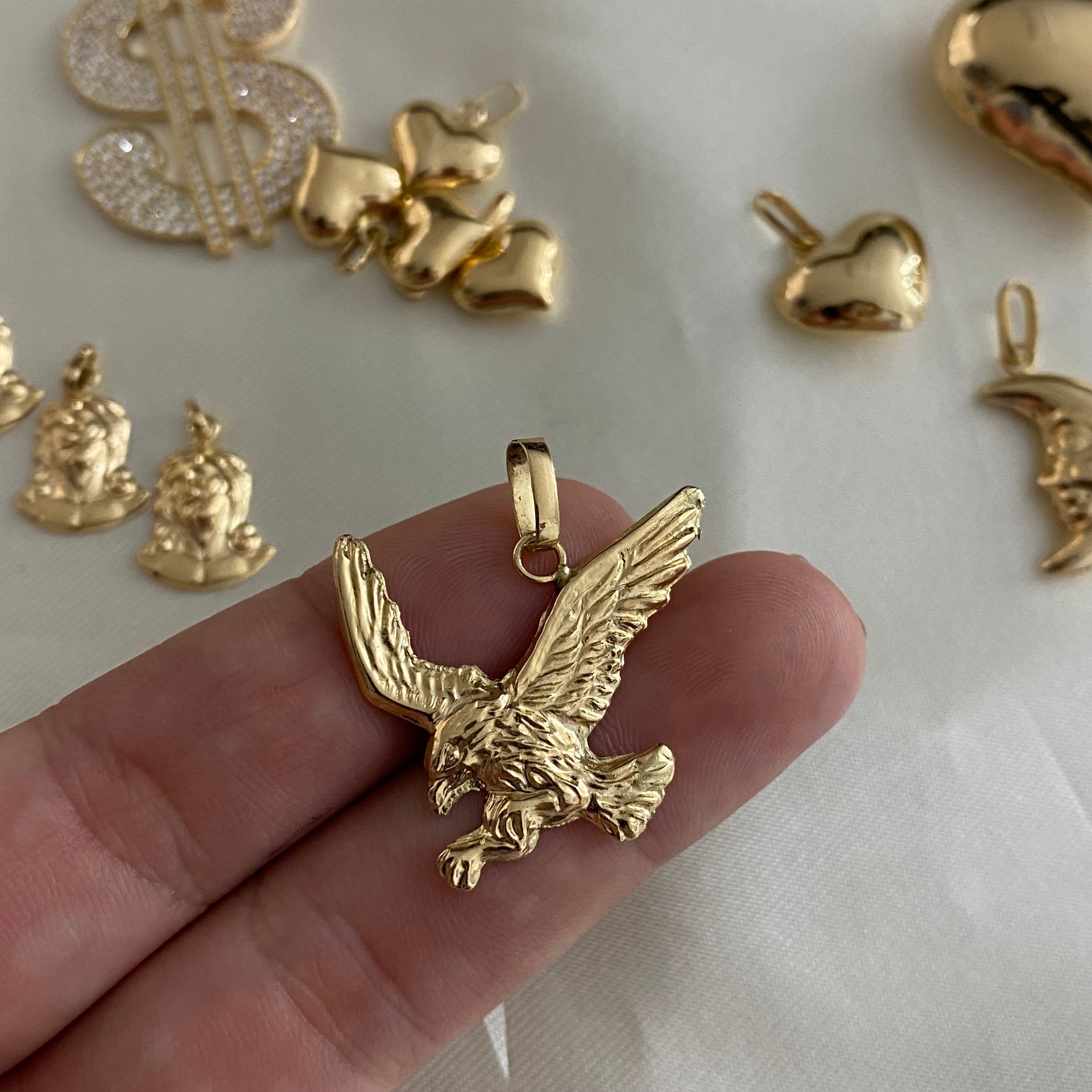 Dije Aguila  Oro Amarillo – Napoleone Joyas