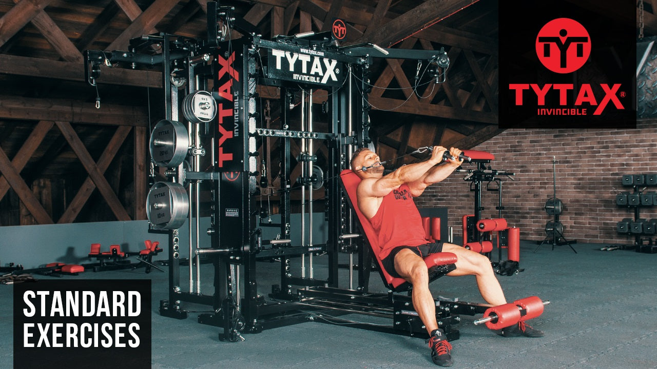 Seated Cable Triceps Extension Tytax