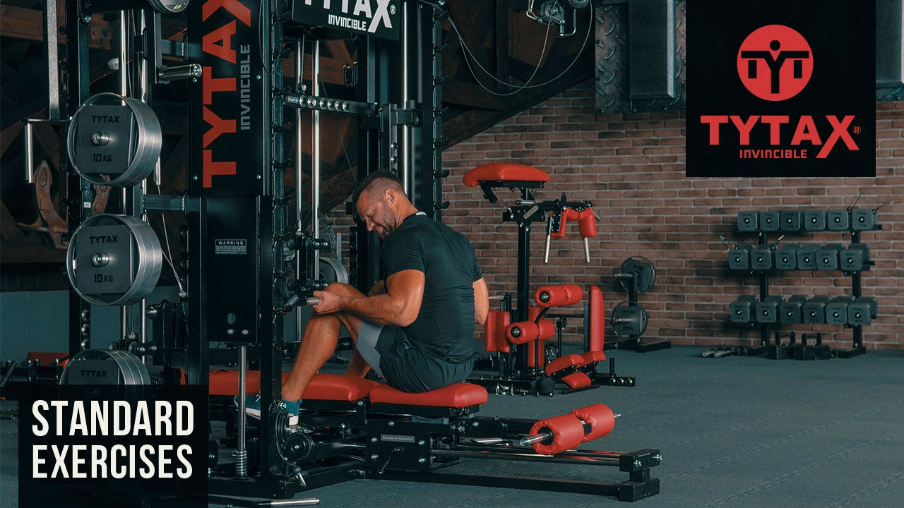 Seated Smith Biceps Curl Tytax