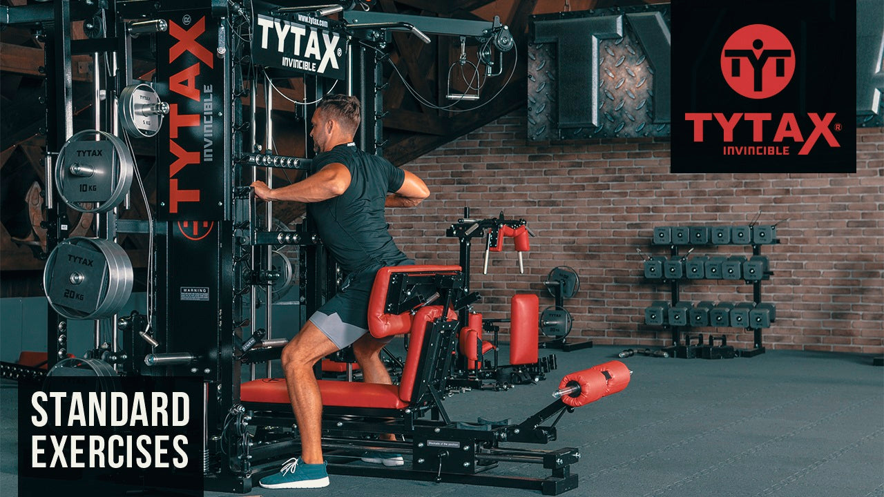 Standing Sled Wide Grip Chest Pres Tytax