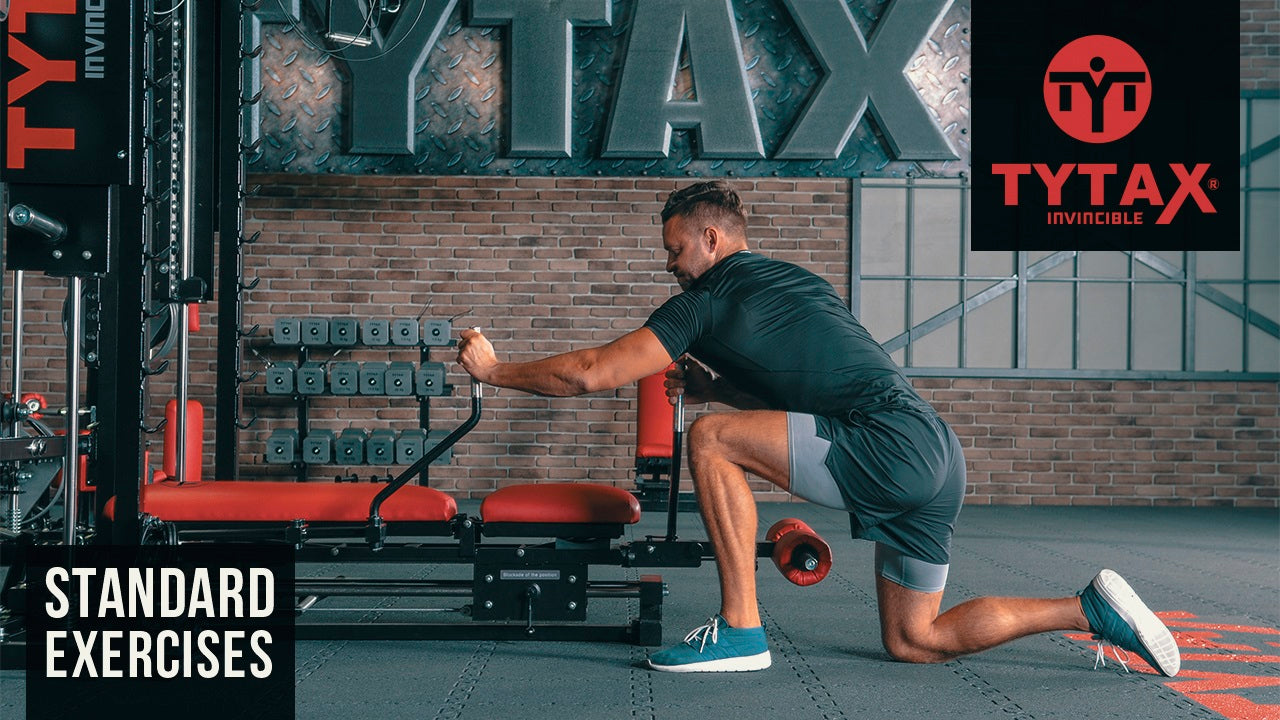 Kneeling Prone Sled Single Arm Row Tytax