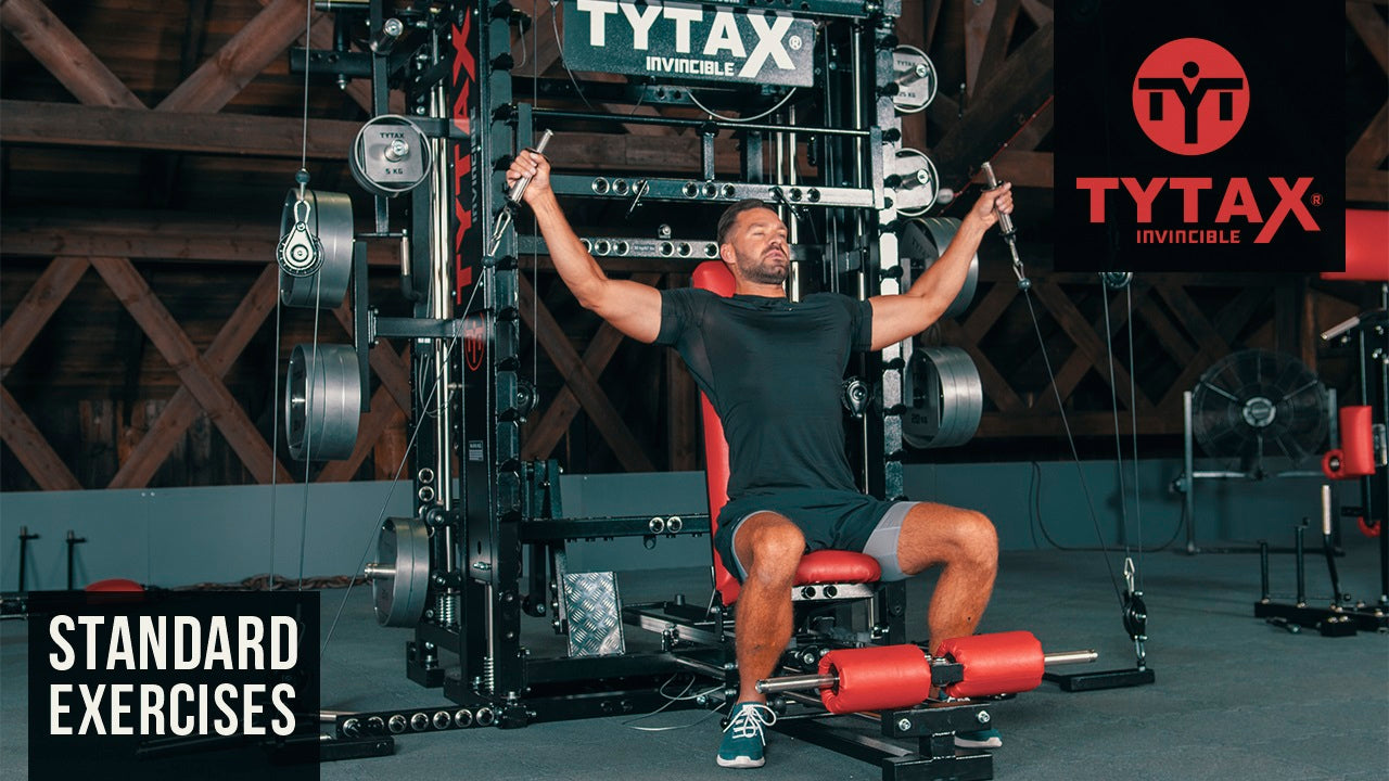 Cable Seated Overhead Lateral Raise Tytax
