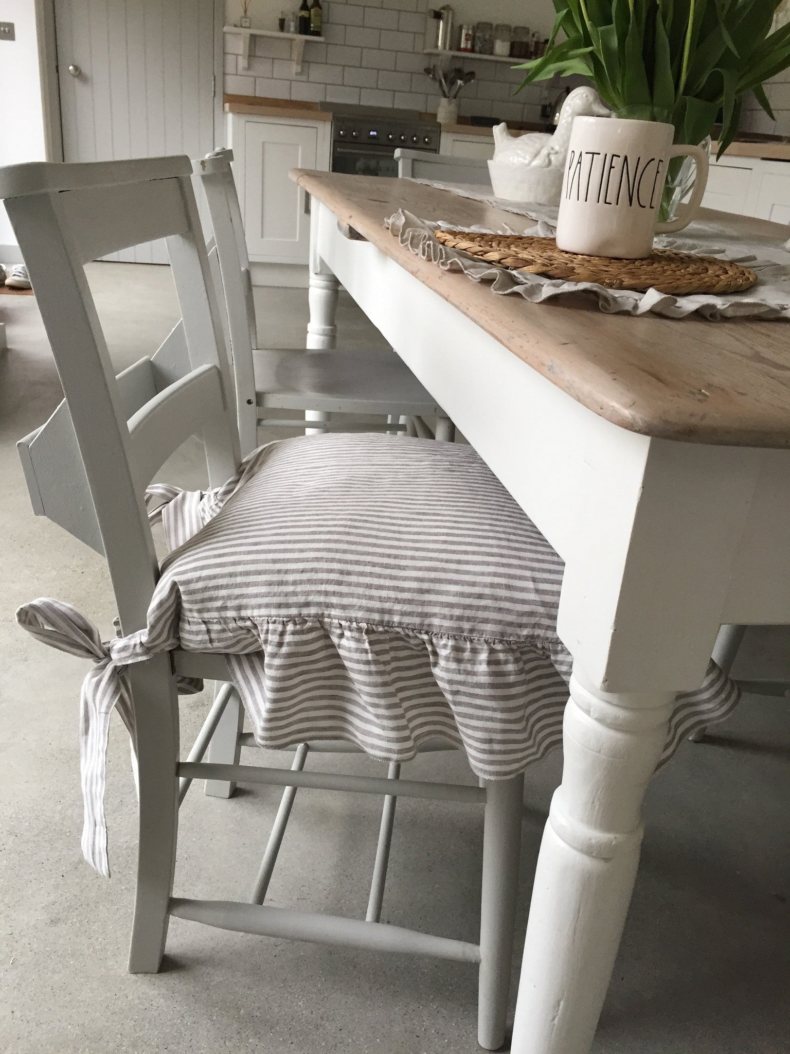 farmhouse chair cushion