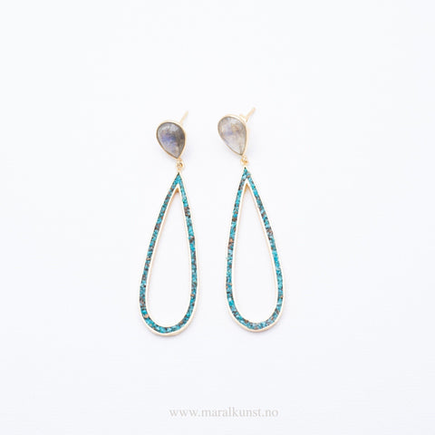 Turquoise_Labradorite_Silver_Earrings