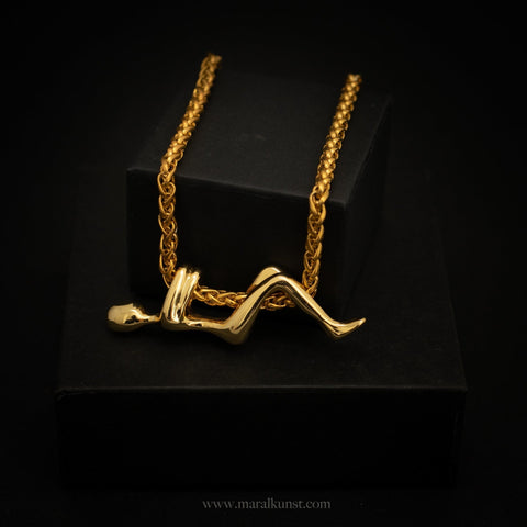 Swing Chain Necklace in Gold