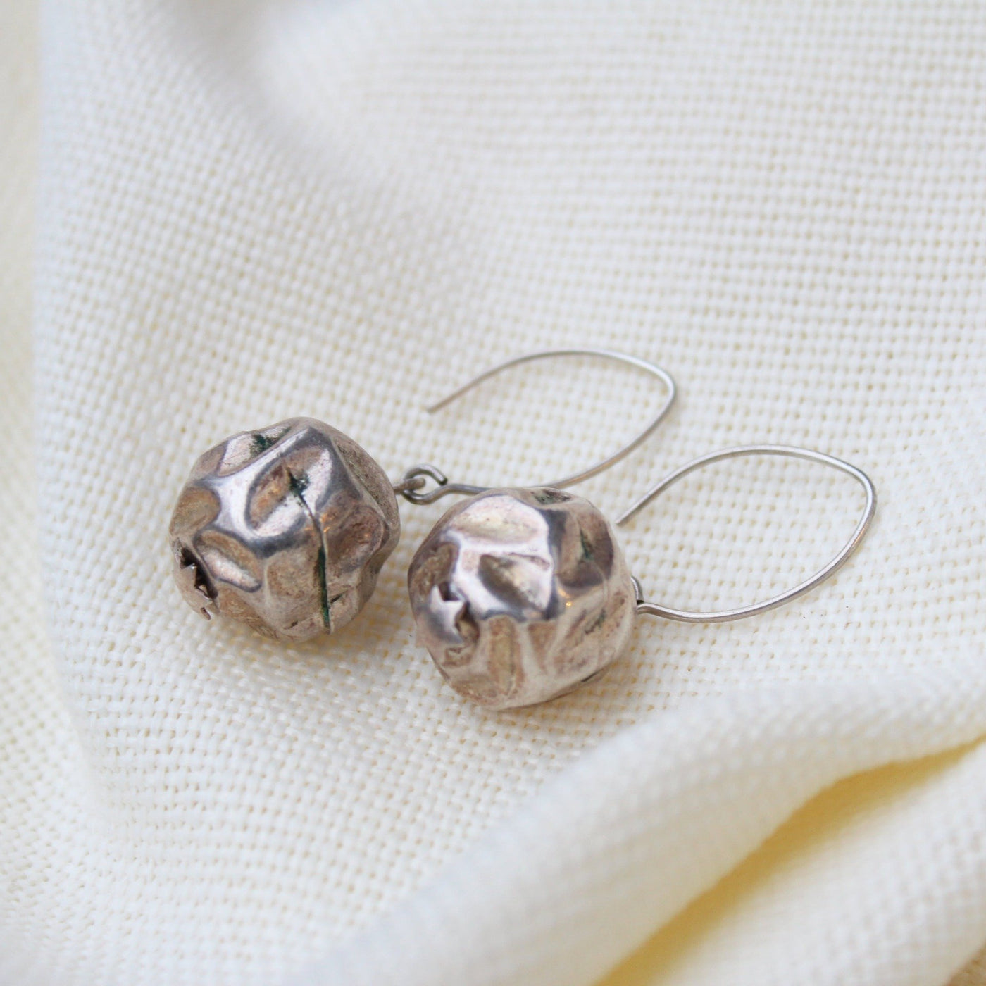 Ball Vintage Earrings in Silver - Maral Kunst Jewelry