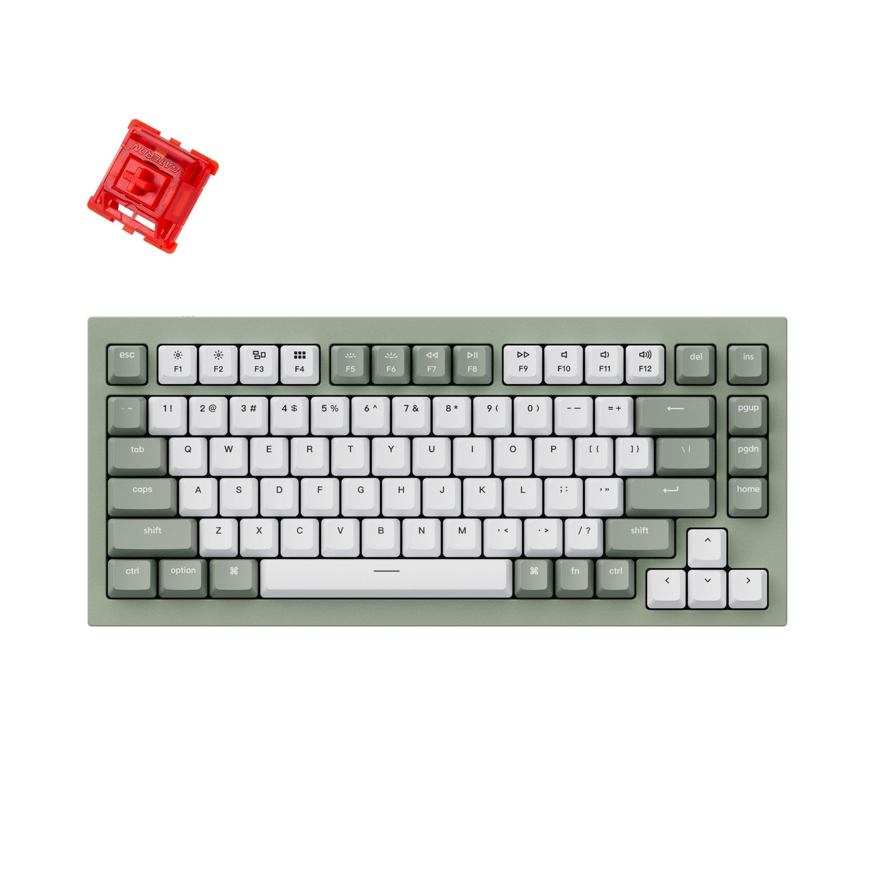 dark green mechanical keyboard